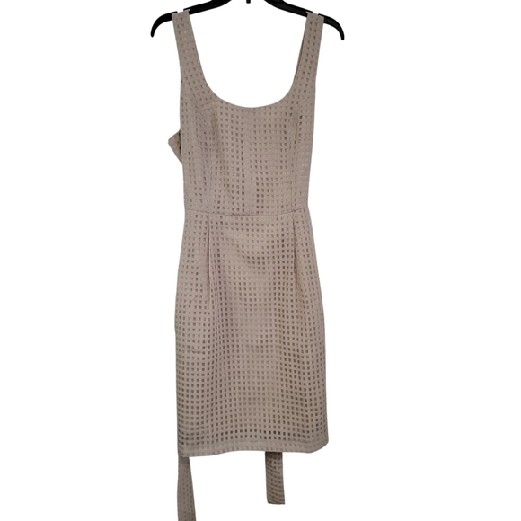 Anne Klein Beige Latte Midi Dress Size 12 NWT - Picture 1 of 8